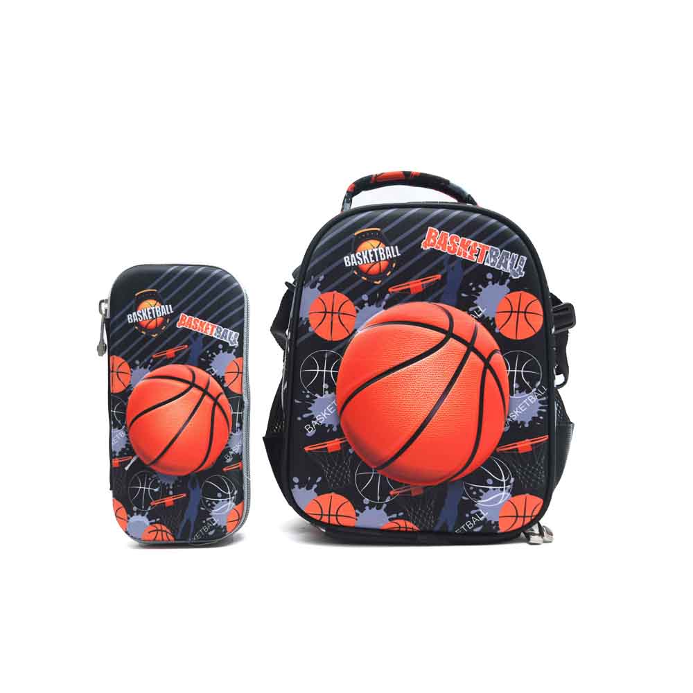 Basket Ball Lunch Bag With A Pencil Case