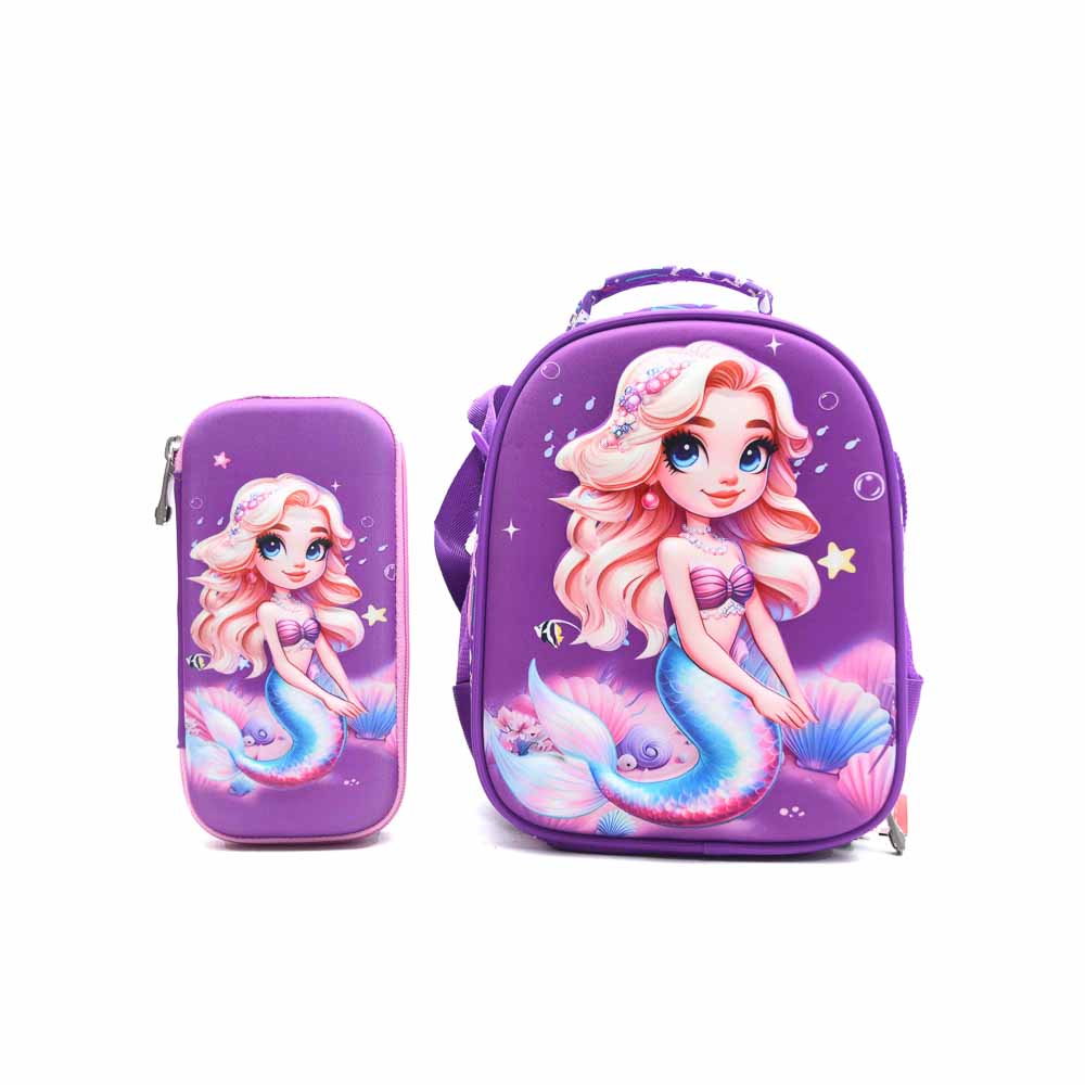 Mermaid Glow Lunch Bag With A Pencil Case