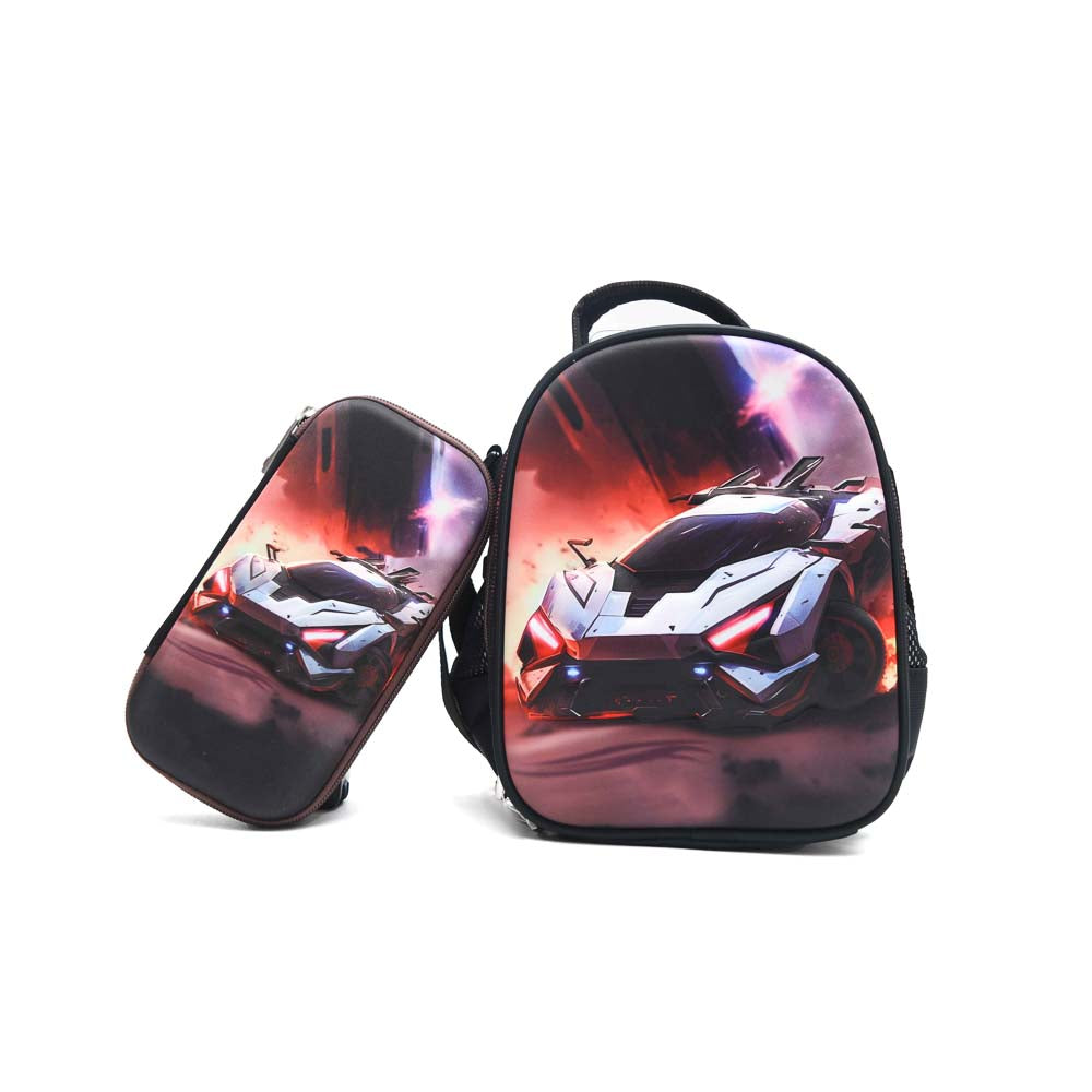 Turbo Racer Lunch Bag With A Pencil Case