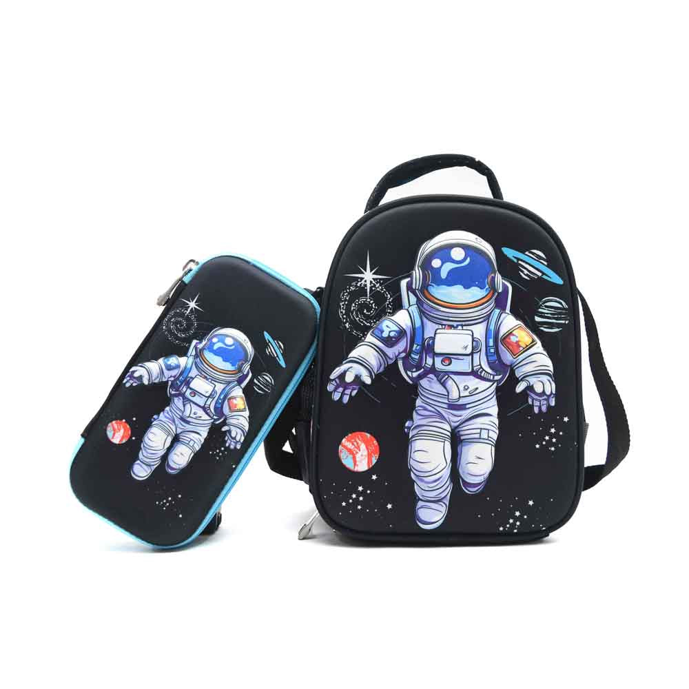 Galaxy Drift Lunch Bag With A pencil Case