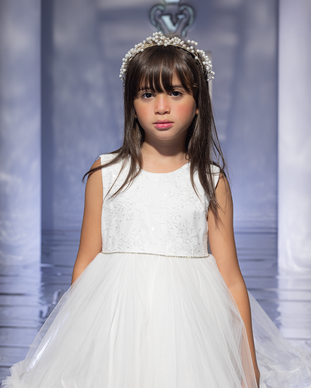 Tiered Ruffle Hem Asymmetric Dress