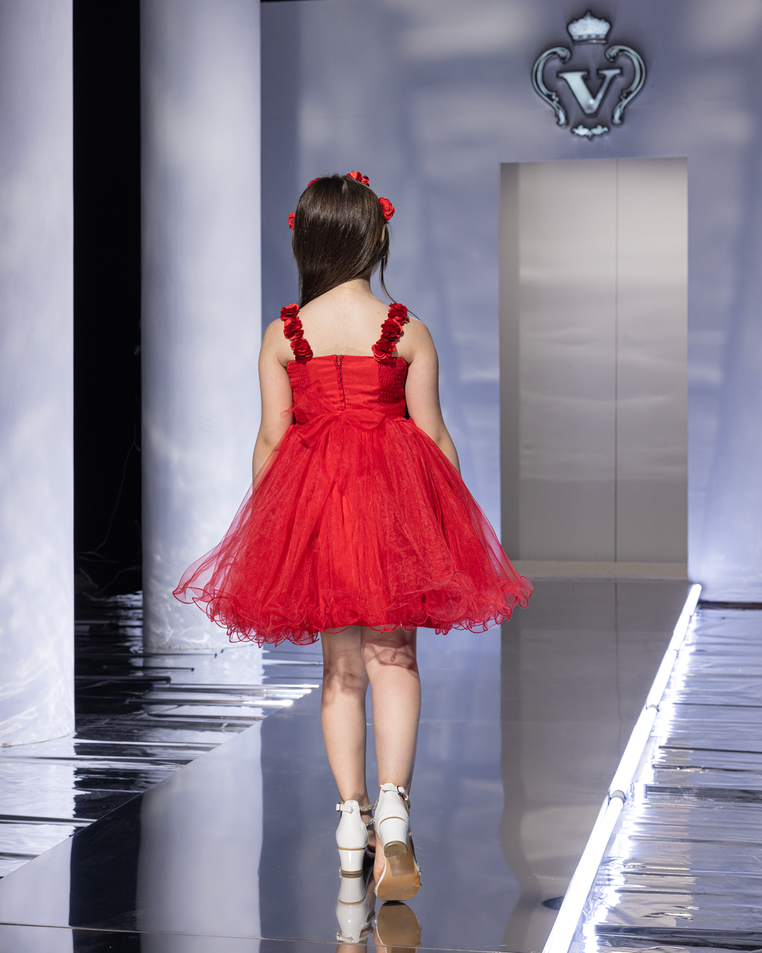 Petal Applique Tutu Dress