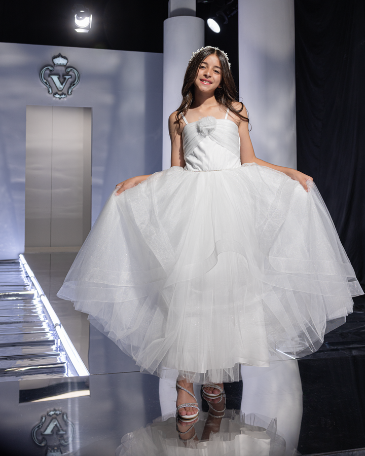 Snow White Glitter Tulle Dress