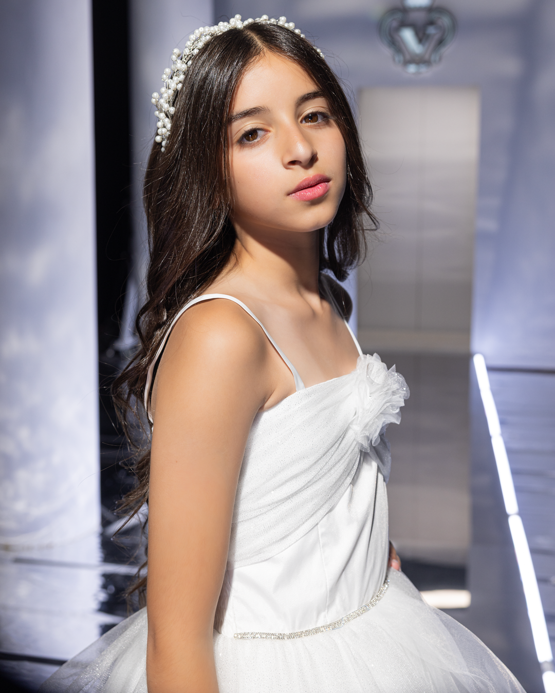 Snow White Glitter Tulle Dress