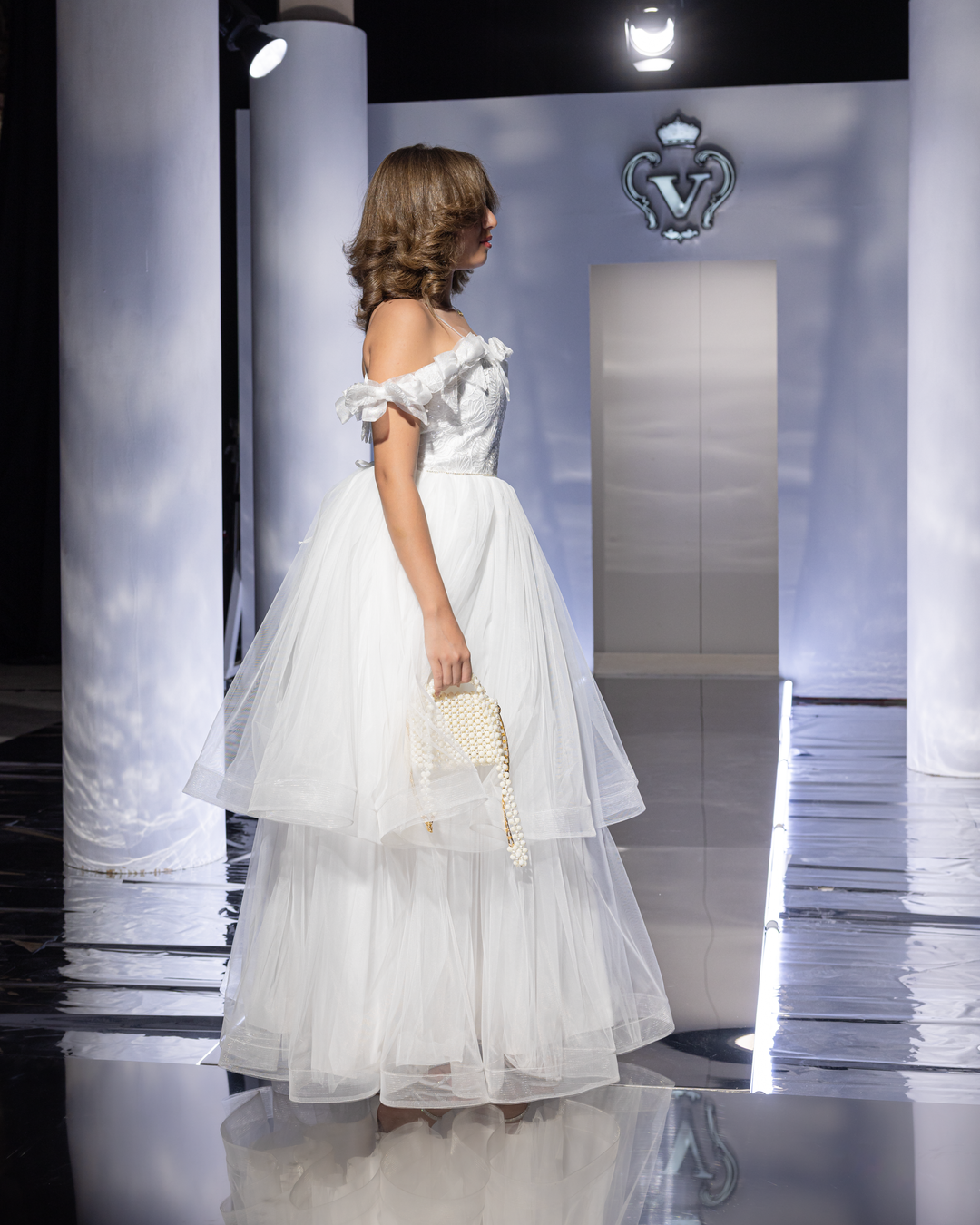 Dreamy Bow Detail Tulle Dress