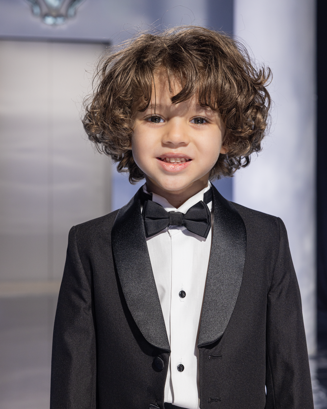 Little Gentleman's Black Tie Set