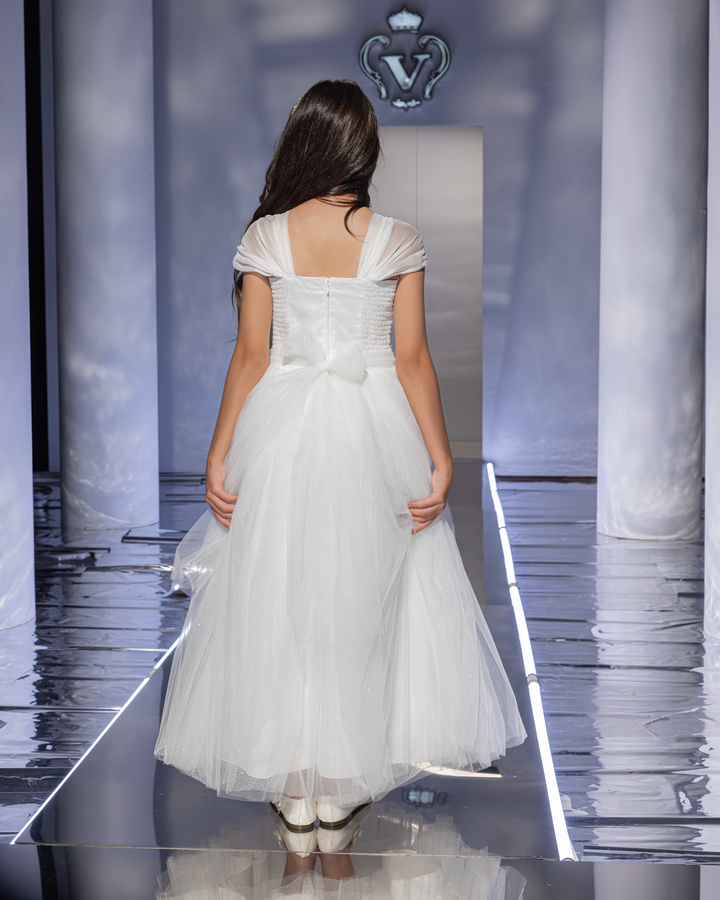 Satin-Trim Ballerina Dress