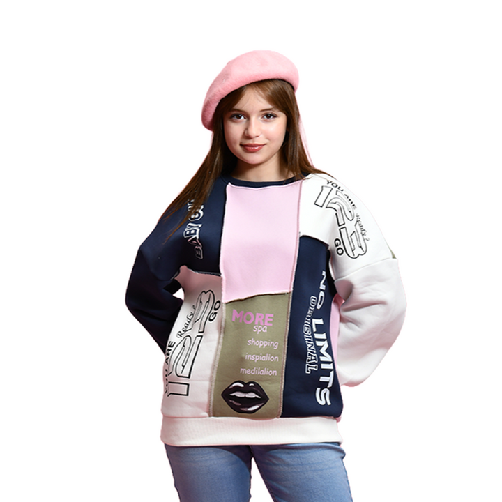 Color-Block Mosaic Sw Shirt