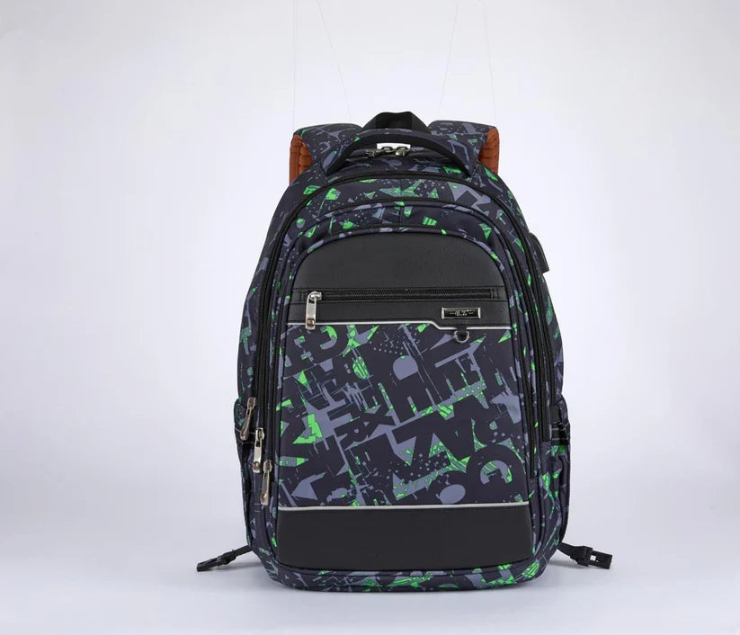 Urban Graphic Multi-Compartment Backpack