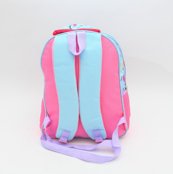 Magic Unicorn Sky Blue & Pink Kids School Backpack