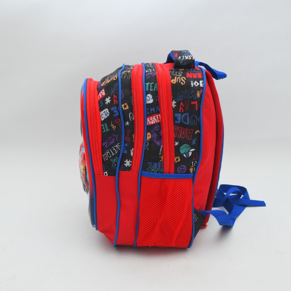 isney Cars Lightning McQueen Kids School Backpack – Red & Blue Speed Edition