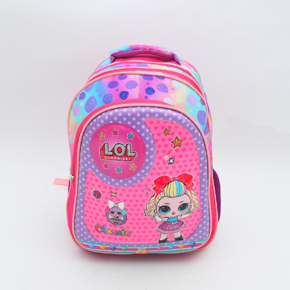 L.O.L. Surprise! Dolls Kids School Backpack – Vibrant Pink & Pastel Dots