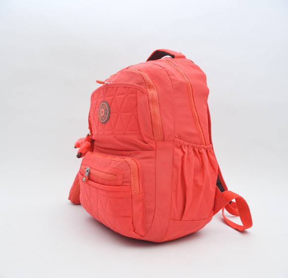 Quilted Diamond Lightweight School Backpack with Matching Pencil Case & Keychain