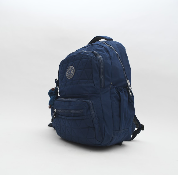 Quilted Diamond Lightweight School Backpack with Matching Pencil Case & Keychain