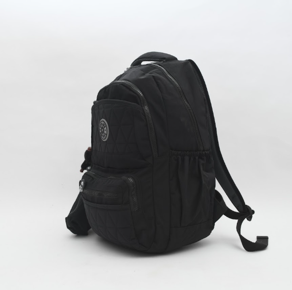 Quilted Diamond Lightweight School Backpack with Matching Pencil Case & Keychain