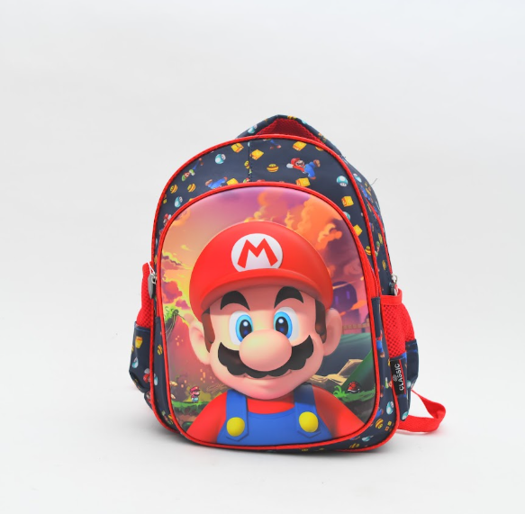 Super Mario 3D Character Kids Backpack