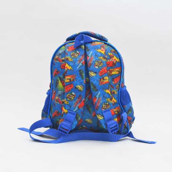 Cars Racing Speed 3D Embossed School Bag