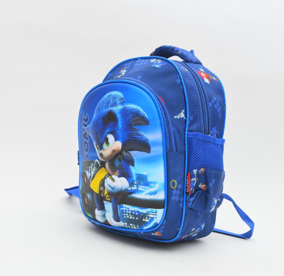 Sonic the Hedgehog 3D Character Kids Backpack