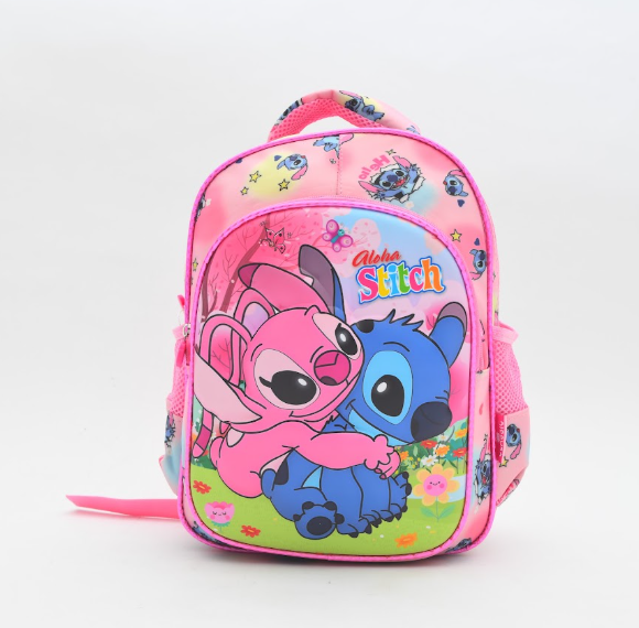 Disney Stitch and Angel "Aloha Stitch" Embossed Preschool Backpack