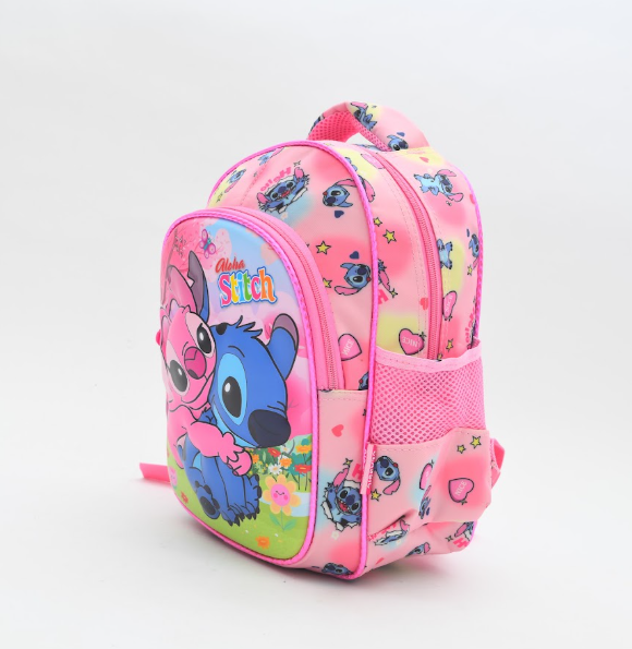 Disney Stitch and Angel "Aloha Stitch" Embossed Preschool Backpack
