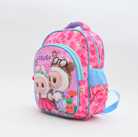 Labubu Cute Friends 3D Character Kids Backpack