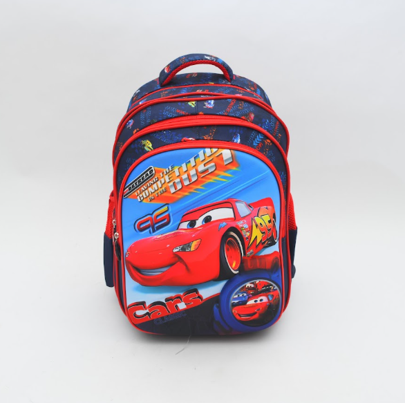 Disney Cars Lightning McQueen 3D Racing School Backpack