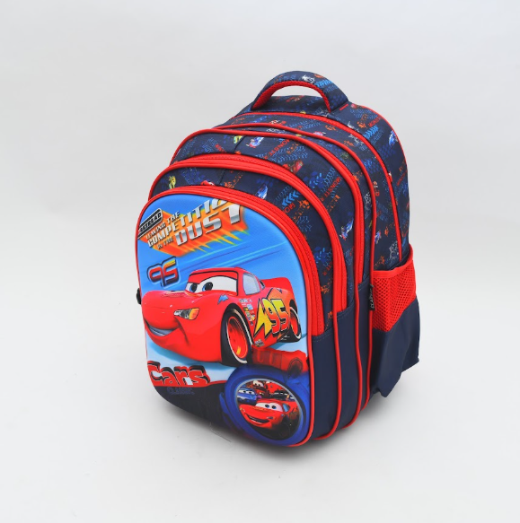 Disney Cars Lightning McQueen 3D Racing School Backpack