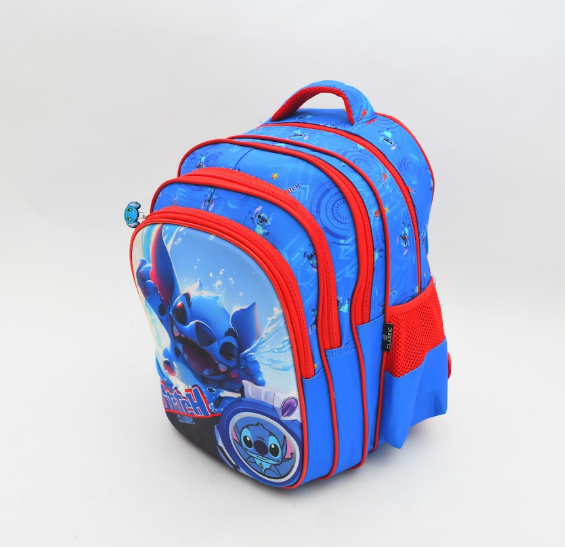 Disney Stitch Tropical Wave 3D School Backpack