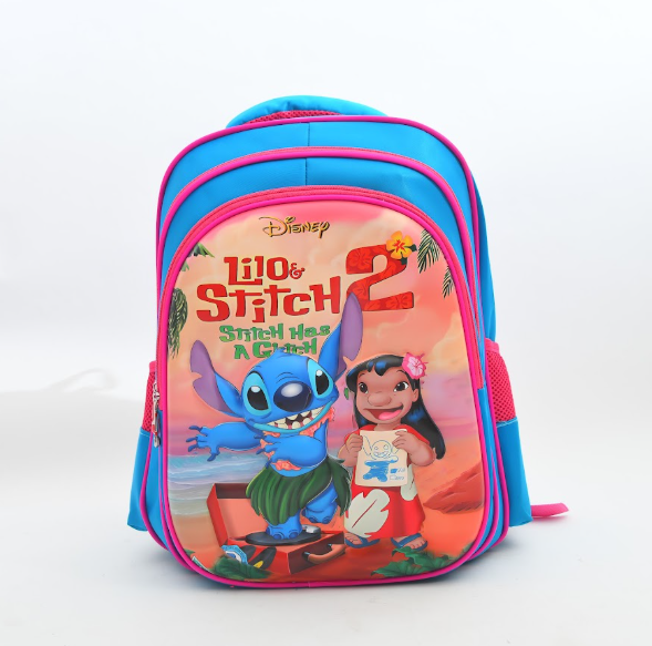 Disney Lilo & Stitch Hawaiian Beach 3D School Backpack