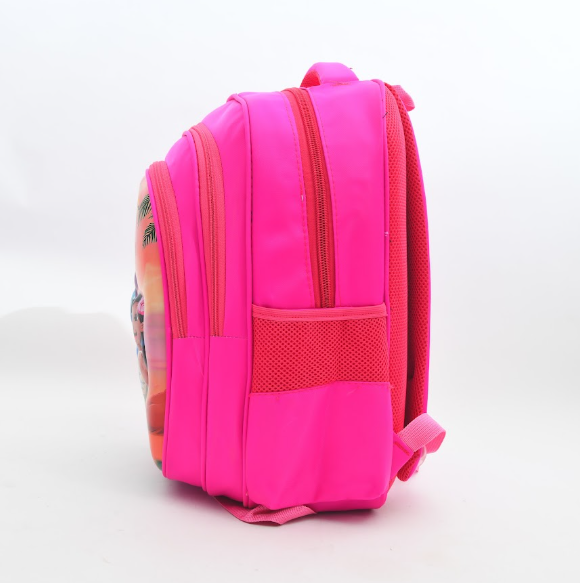Disney Lilo & Stitch Bright Pink 3D School Backpack