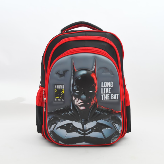 Batman "Long Live The Bat" 3D Armor School Backpack
