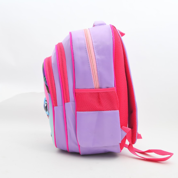 Disney Lilo & Stitch Tropical Purple 3D School Backpack
