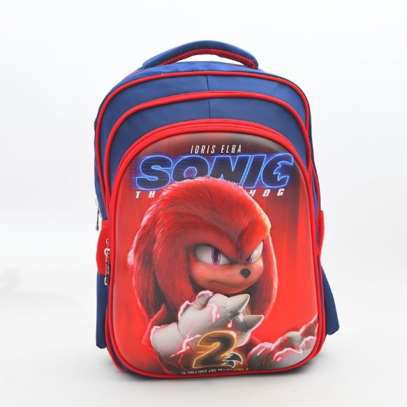 Sonic the Hedgehog 2 Knuckles 3D Power School Backpack