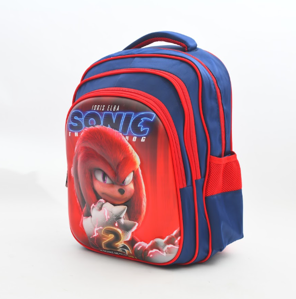 Sonic the Hedgehog 2 Knuckles 3D Power School Backpack