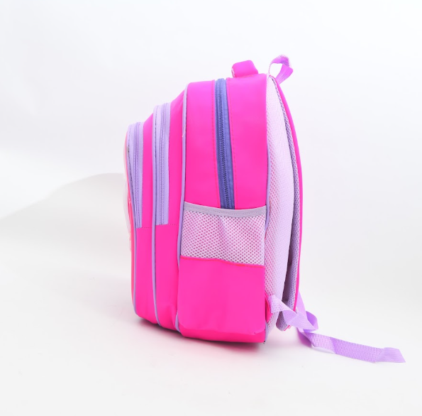 Labubu Cute Bunny Outfit 3D Pink School Backpack