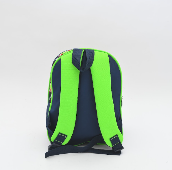 3D Musical Cub Tiger Kids Backpack - Lime Green