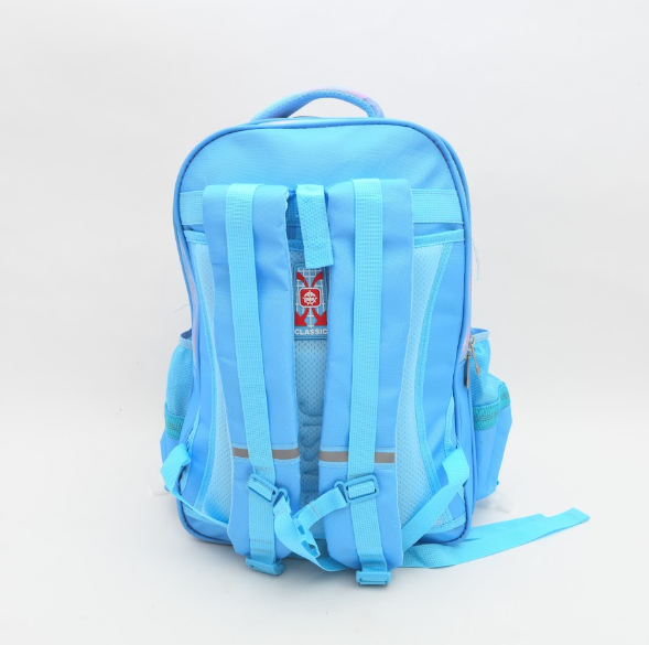 Disney Frozen Elsa Ice Magic 3D Embossed School Backpack - Ice Blue