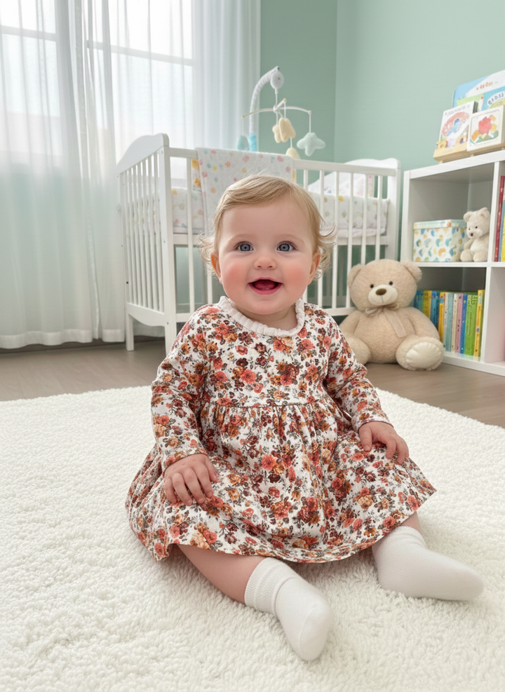 Vintage Meadow Cotton Dress