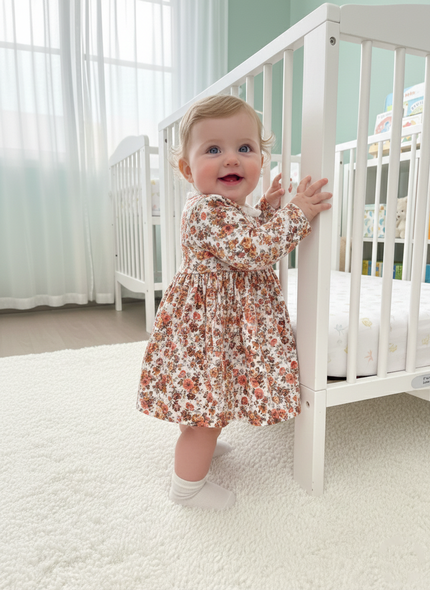 Vintage Meadow Cotton Dress