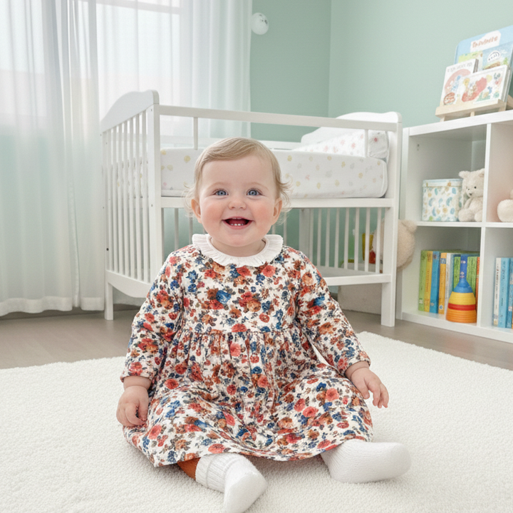 Vintage Meadow Cotton Dress