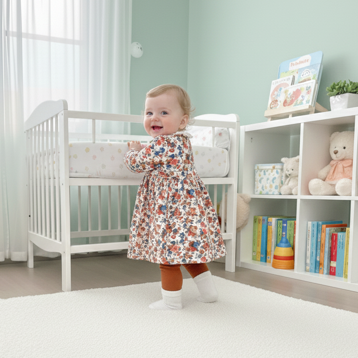 Vintage Meadow Cotton Dress