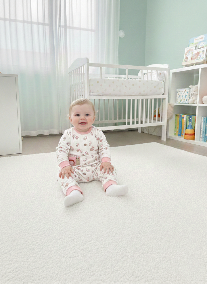 Blush Mushroom Garden Sleepsuit