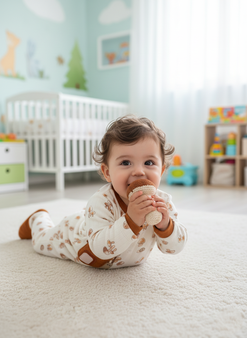 Woodland Mushroom Sleepsuit
