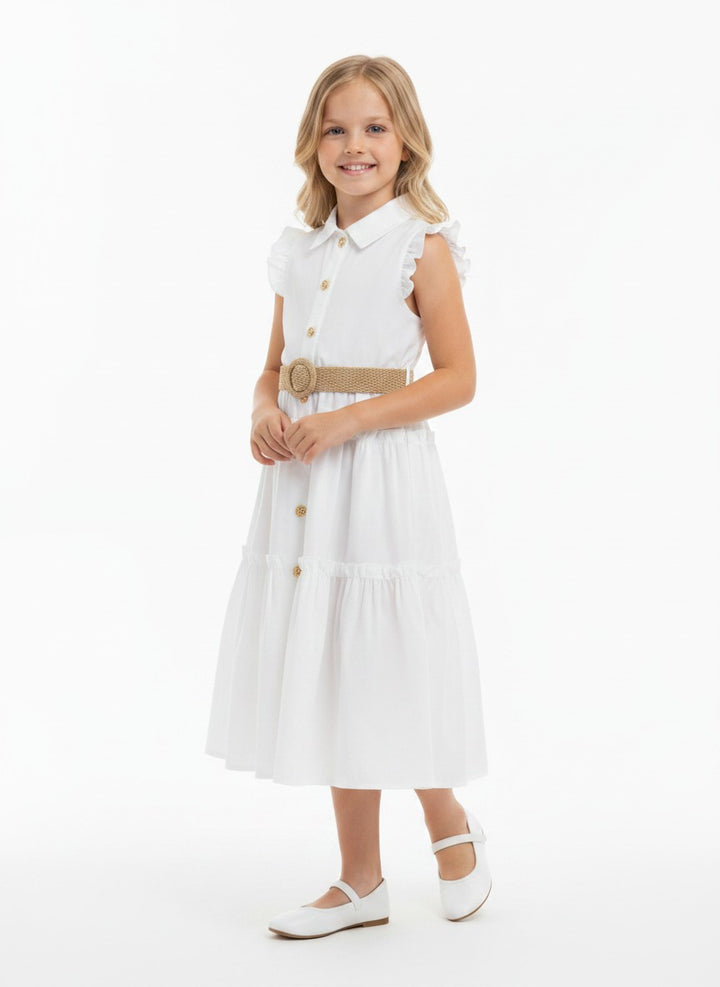 Summer Breeze Ruffled Tiered Dress