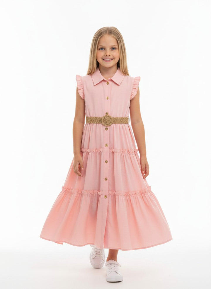 Summer Breeze Ruffled Tiered Dress