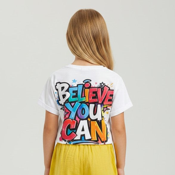 "Believe You Can" Motivational Graphic Tee