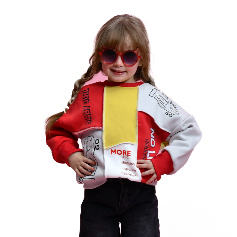 Color-Block Mosaic Sw Shirt