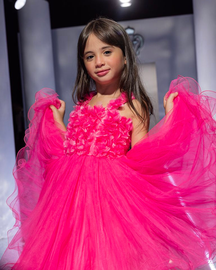 Petal Applique Tutu Dress