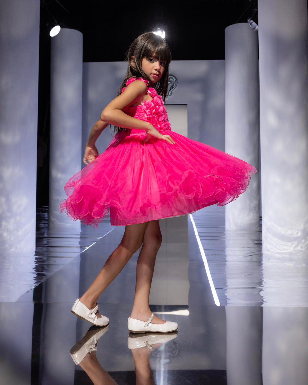 Petal Applique Tutu Dress