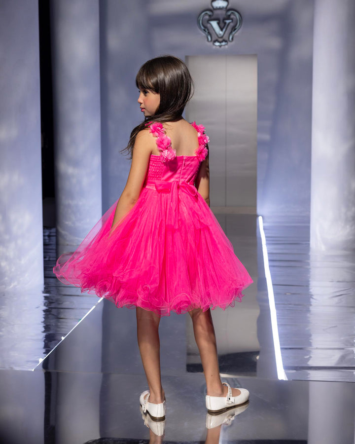 Petal Applique Tutu Dress